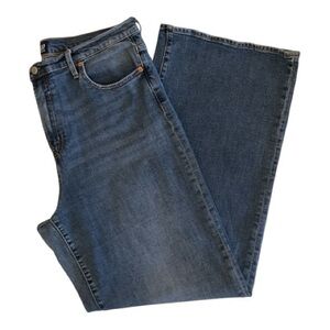 GAP | 1969 | High Rise Wide Leg Jean | Size 33 Tall